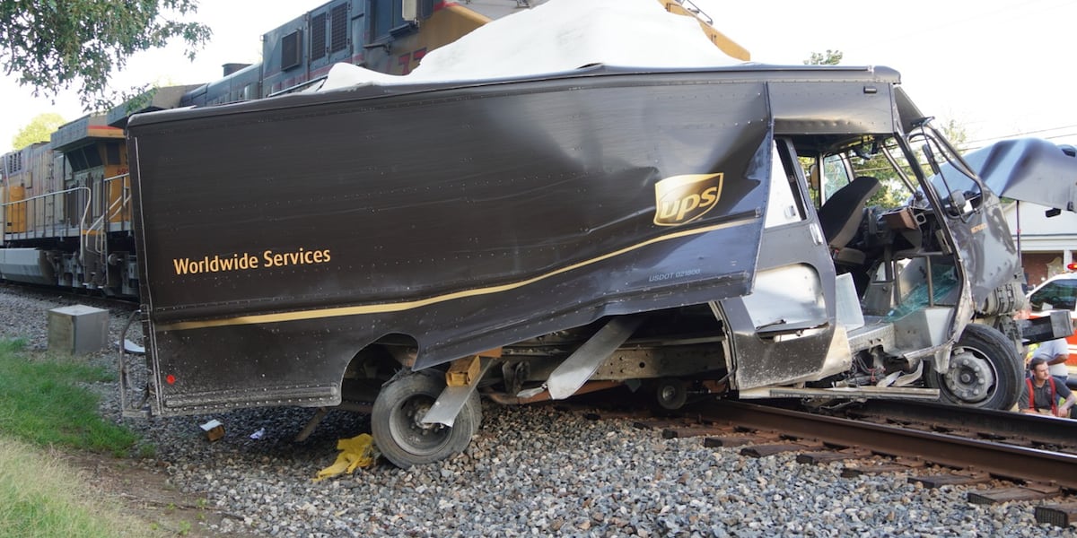 UPS driver hit by train sparks questions on railroad crossing safety in ...