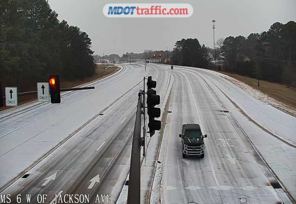 MDOT reports ice on some roads in Mississippi