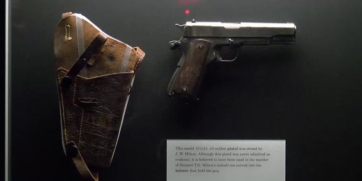 Gun used in Emmett Till murder now on display at Mississippi Civil Rights Museum
