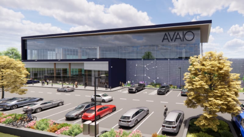 Artist rendering of the new data center planned for Brandon, MS.