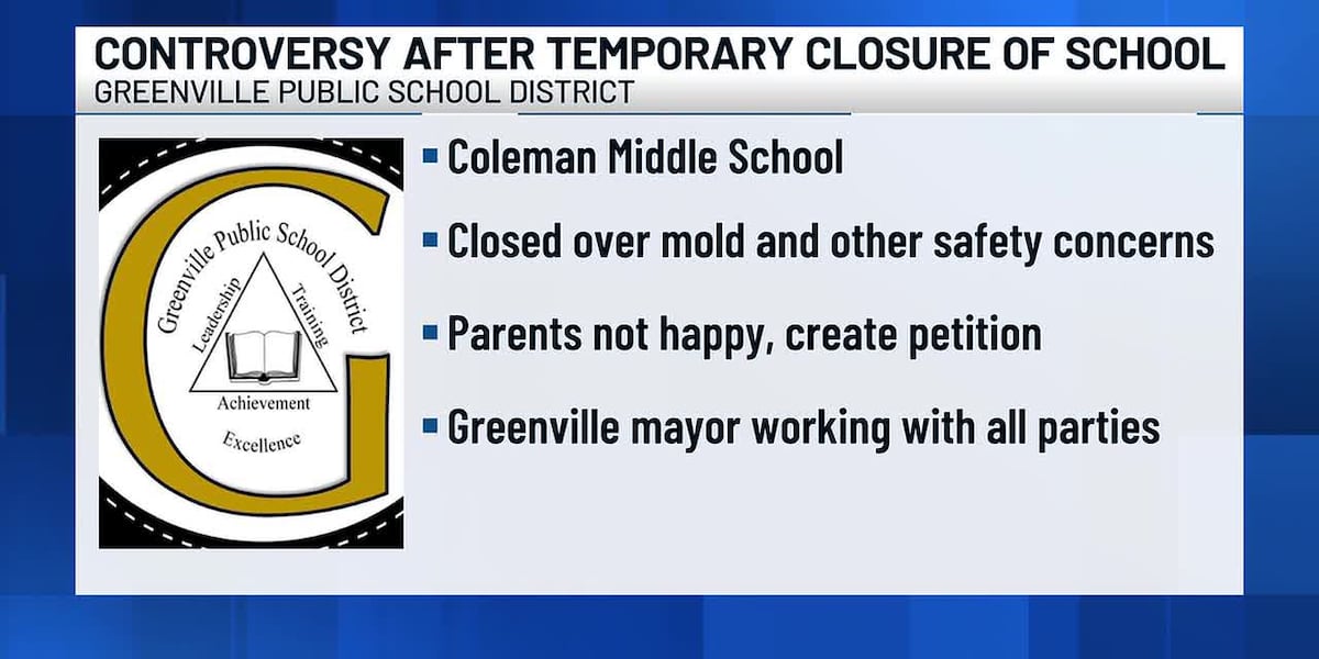 Coleman Middle School closure sparks parent petition, calls for board removal