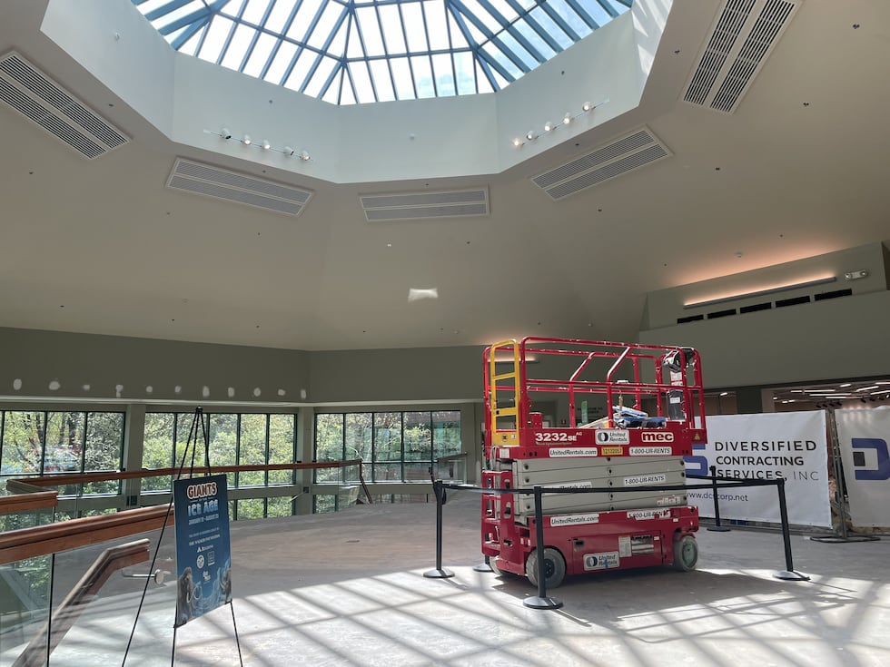 Construction underway at the Mississippi Museum of Natural Science.