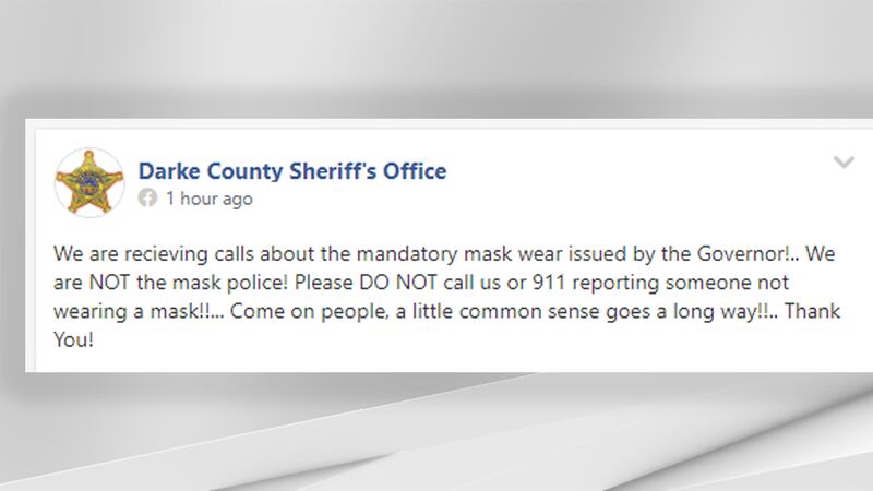 In a Facebook post on the Darke County Sheriff’s Office page, it is begged of people to use “a...