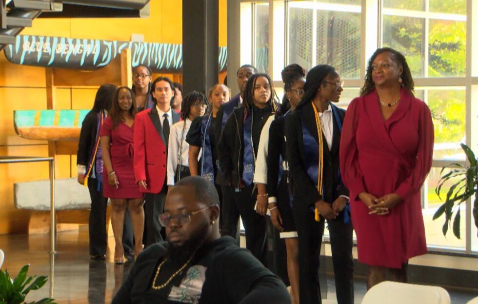 15 students were honored Monday night at a special ceremony for the first graduating class.