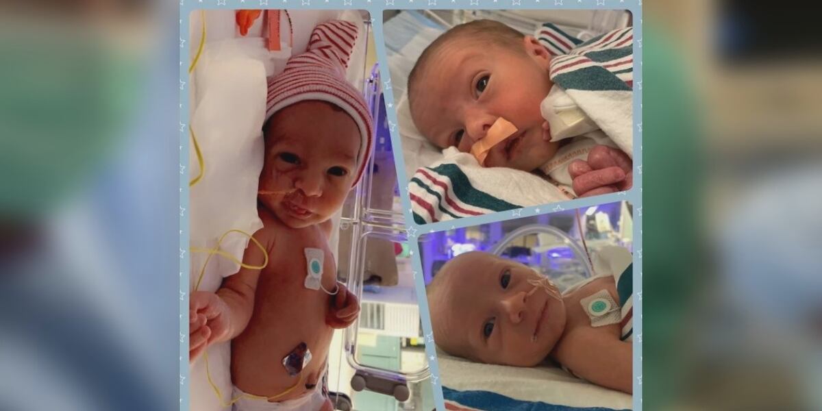Triplet Rarity Rare set of identical triplets born in Mississippi hospital