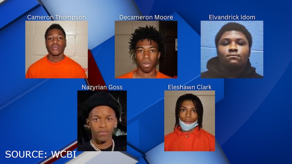 Four teens and adult arrested for Mississippi mass shooting