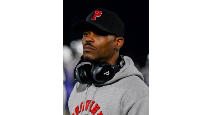 Coach Terance Jones on the sideline during his first season as an assistant coach at Provine...