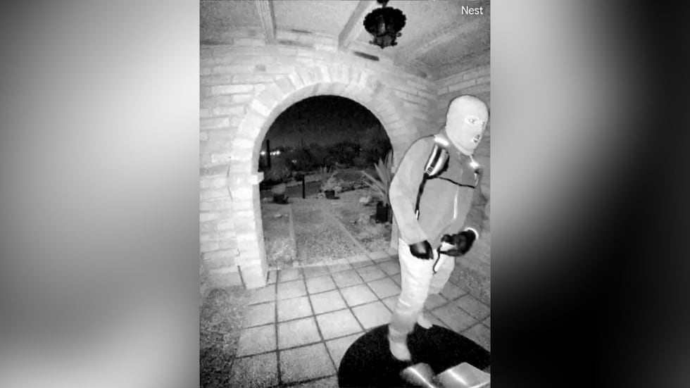 FBI Director Kash Patel posted on X surveillance photos of a possible subject in the Nancy...