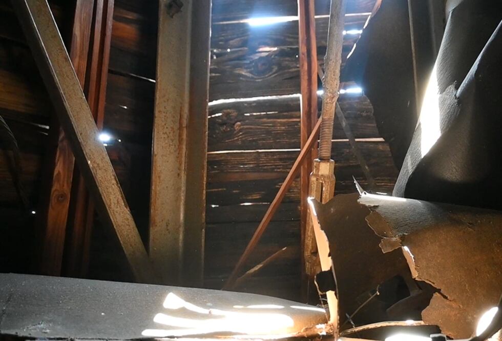 Rev. Su Hyland captured this image inside the steeple at Broadmeadow United Methodist Church.