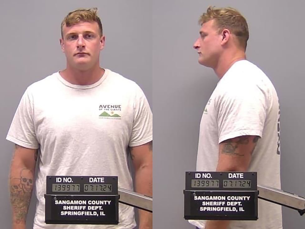 Sean Grayson is pictured in a booking photo. The former Sangamon County Sheriff’s deputy is...
