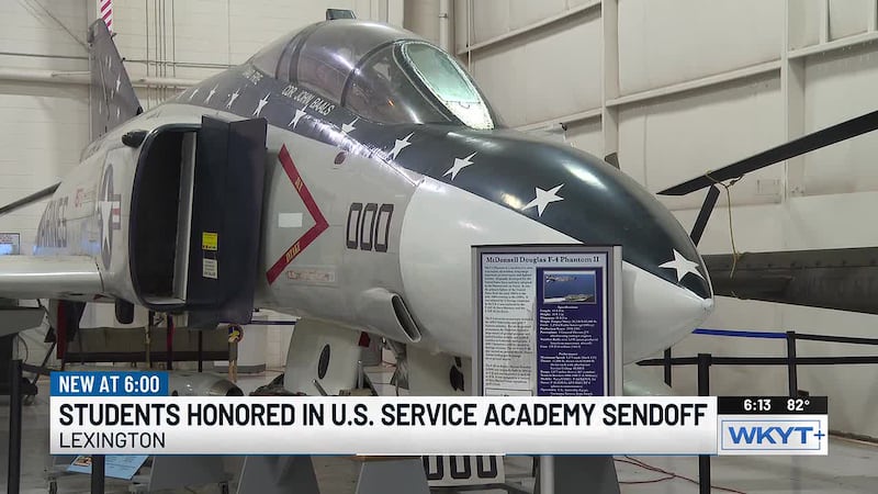 Kentucky sixth district students honored at service academy sendoff ceremony