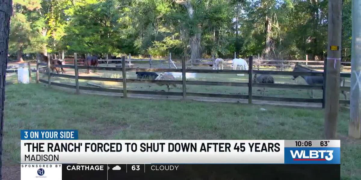 The Ranch in Madison forced to shut down after 45 years of service