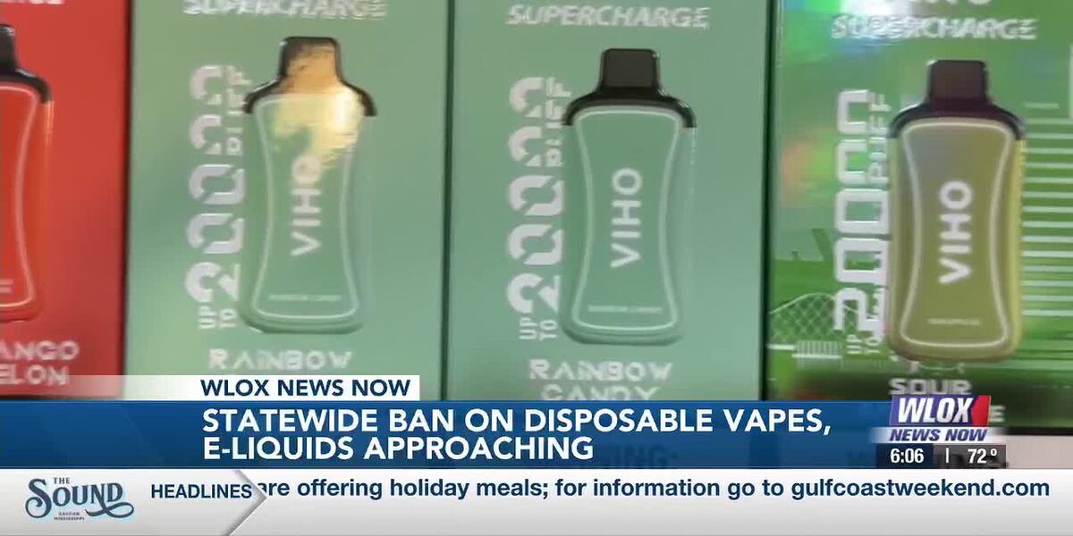 Statewide ban on disposable vapes, e-liquids approaching Statewide ban on disposable vapes, e-liquids approaching